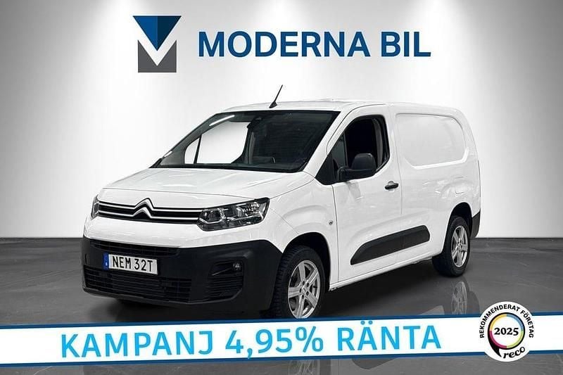 Vit Begagnad 2021 Citroën Berlingo Minibuss | 157 400 kr (Bra pris) - Bild 1/4