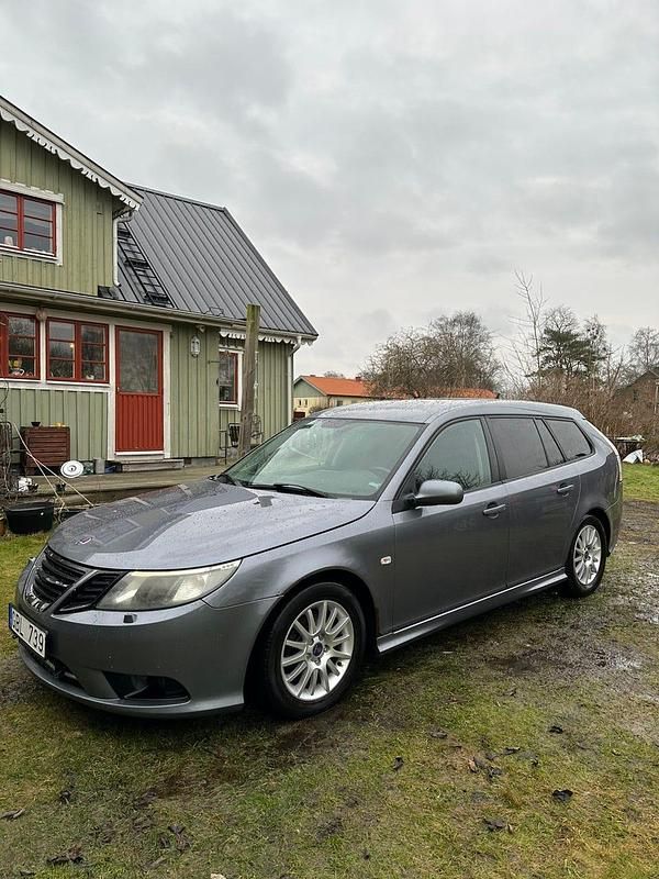 Begagnad Saab 9-3 150 HK (110 kW) 2008 Blå/grå metallic Kombi