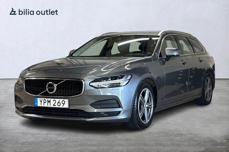 Grå Begagnad 2018 Volvo V90 Momentum Kombi | 219 900 kr (Marknadspris) - Bild 1/3