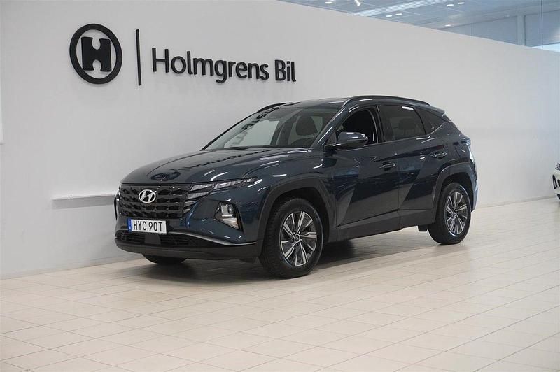 Blå Begagnad 2022 Hyundai Tucson Essential SUV | 299 900 kr (Lite dyr) - Bild 1/4