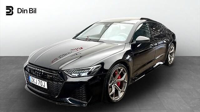 Svart Begagnad 2023 Audi RS7 Sportback Performance Halvkombi | 1 479 000 kr - Bild 1/4