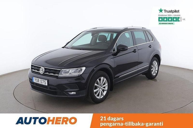 Svart Begagnad 2018 VW Tiguan SUV | 228 000 kr (Marknadspris) - Bild 1/4