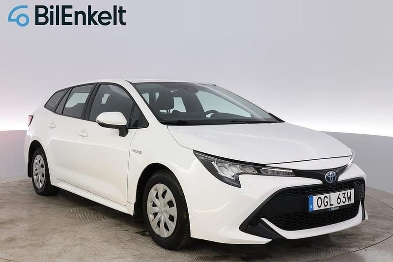 Vit Begagnad 2021 Toyota Corolla Kombi | 209 900 kr (Bra pris) - Bild 1/4