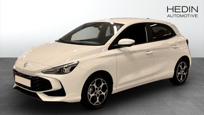 Vit (white) Ny 2024 MG MG3 Luxury Halvkombi | 269 990 kr (Marknadspris) - Bild 1/4