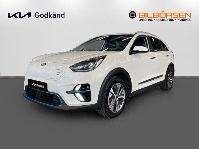 Vit Begagnad 2021 Kia e-Niro Advance SUV | 269 900 kr (Marknadspris) - Bild 1/4