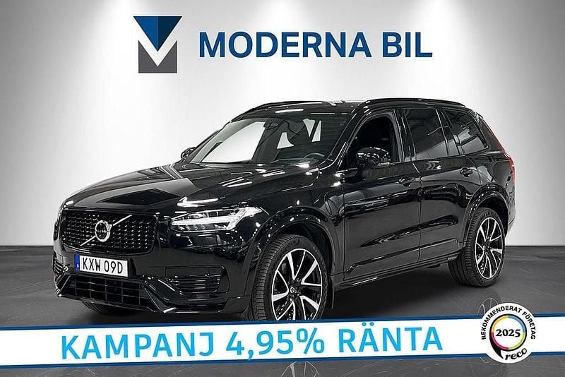Svart Begagnad 2022 Volvo XC90 R-Design SUV | 654 700 kr (Lite dyr) - Bild 1/4
