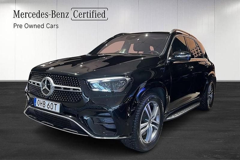 Svart Begagnad 2024 Mercedes GLE350 AMG line SUV | 939 900 kr (Marknadspris) - Bild 1/4