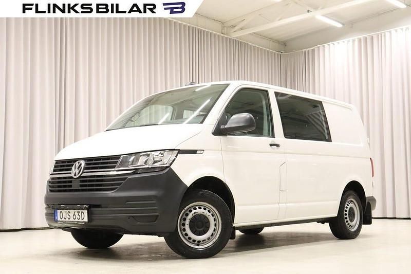 Vit Begagnad 2021 VW T6.1 Van | 399 900 kr (Marknadspris) - Bild 1/4