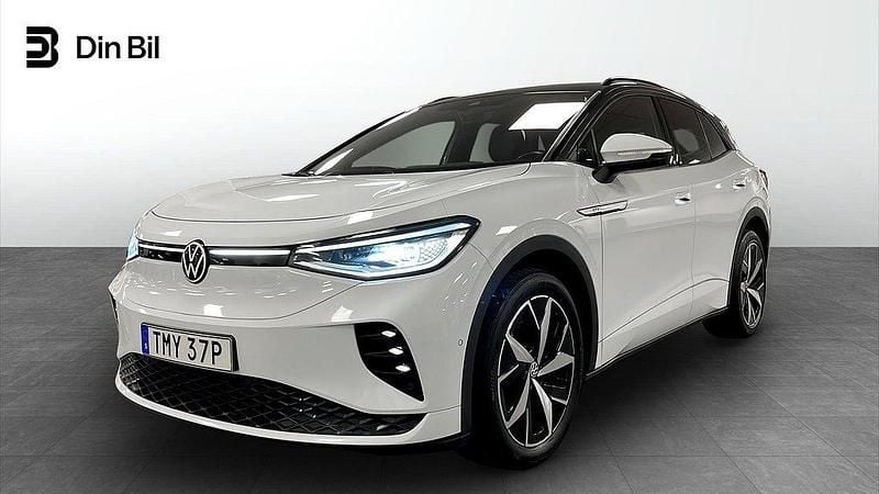 Vit Begagnad 2022 VW ID.4 GTX SUV | 309 900 kr (Bra pris) - Bild 1/4