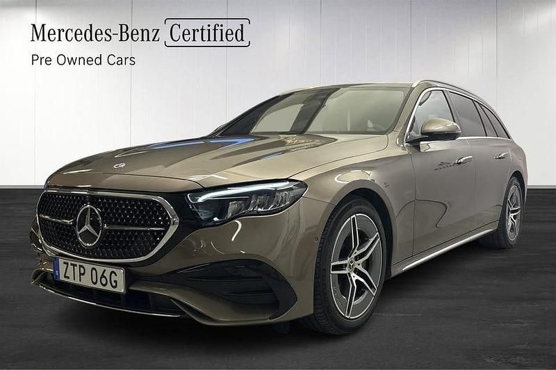 Brun Begagnad 2025 Mercedes E300 AMG line Kombi | 669 900 kr - Bild 1/4