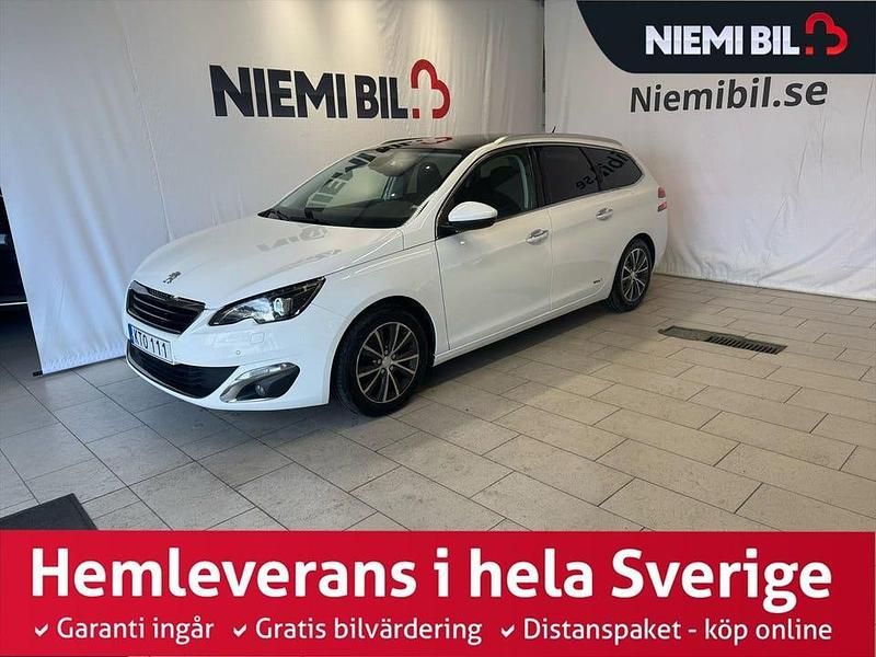 Vit Begagnad 2015 Peugeot 308 Allure Kombi | 119 900 kr (Dyr) - Bild 1/4