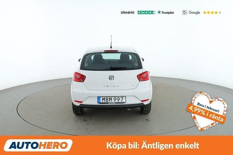 Begagnad Seat Ibiza Style 91 HK (66 kW) 2017 Vit Halvkombi