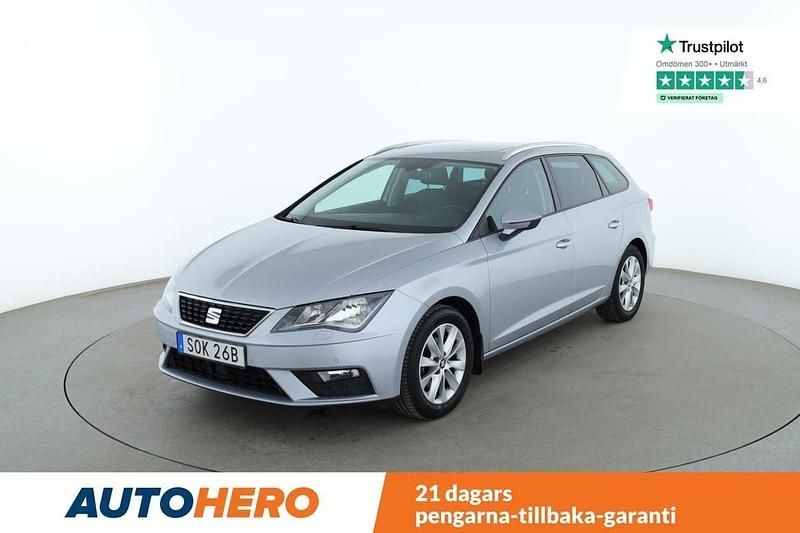 Silver Begagnad 2019 Seat Leon ST Style Kombi | 129 000 kr (Marknadspris) - Bild 1/4