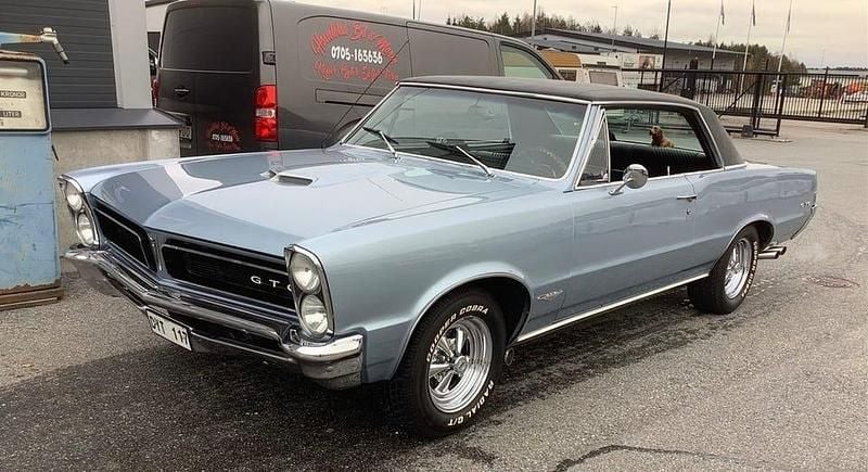 Begagnad Pontiac GTO 370 HK (272 kW) 1965 Blå Sportkupé