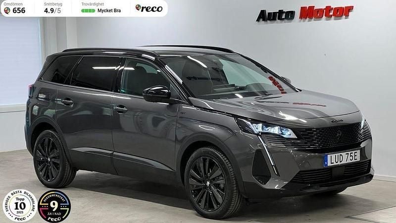 Grå Begagnad 2024 Peugeot 5008 GTi Minibuss | 299 900 kr (Bra pris) - Bild 1/3