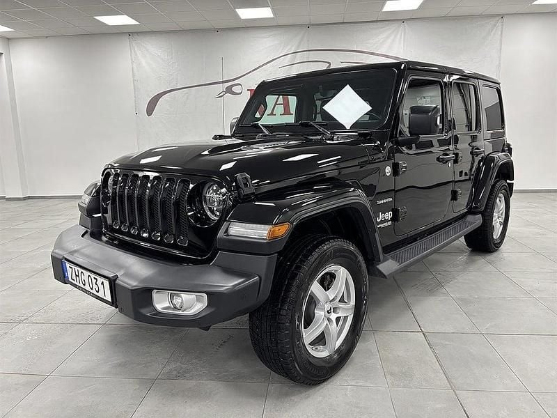 Begagnad Jeep Wrangler Unlimited 272 HK (200 kW) 2018 Svart SUV