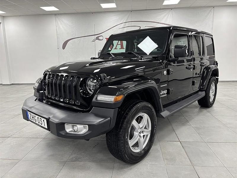 Svart Begagnad 2018 Jeep Wrangler Unlimited SUV | 389 900 kr - Bild 1/4