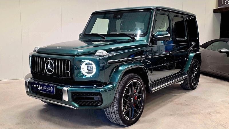 Mörkgrön Begagnad 2023 Mercedes G63 AMG AMG SUV | 1 794 500 kr (Superpris) - Bild 1/4