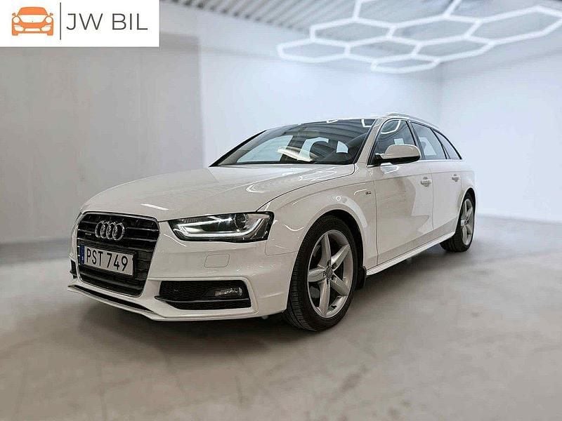 Vit Begagnad 2014 Audi A4 S-Line Kombi | 109 900 kr (Marknadspris) - Bild 1/4