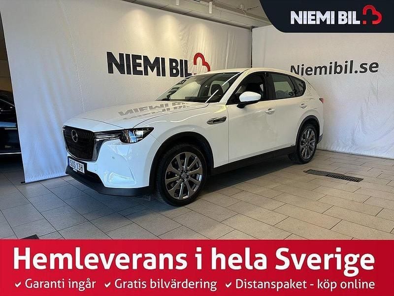 Vit Begagnad 2023 Mazda CX-60 SUV | 443 900 kr (Bra pris) - Bild 1/3