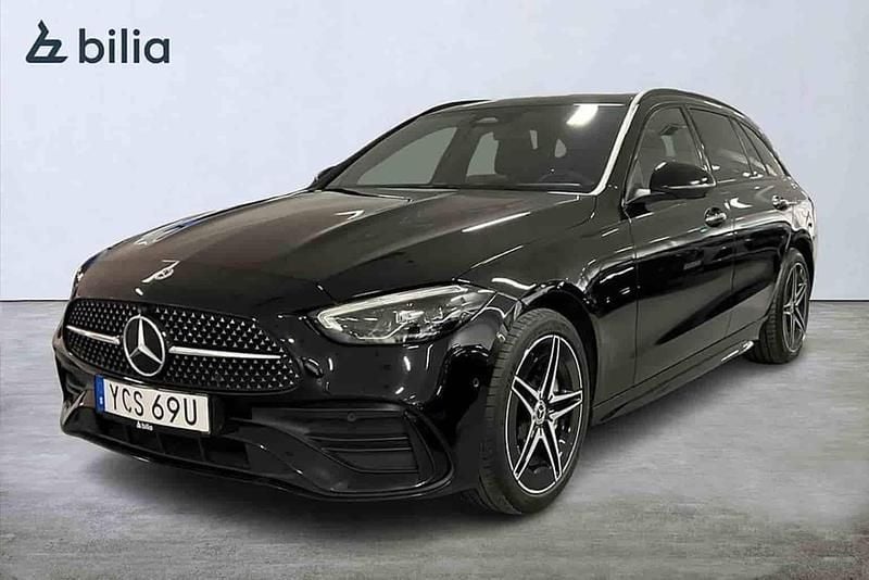 Begagnad Mercedes C300e 2023 Svart Kombi