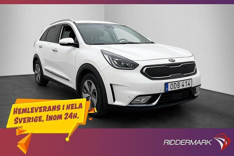 Vit Begagnad 2018 Kia Niro SUV | 184 800 kr (Marknadspris) - Bild 1/3