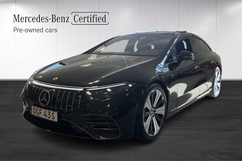 Svart Begagnad 2023 Mercedes EQS 53 AMG AMG Sedan | 1 039 900 kr - Bild 1/4