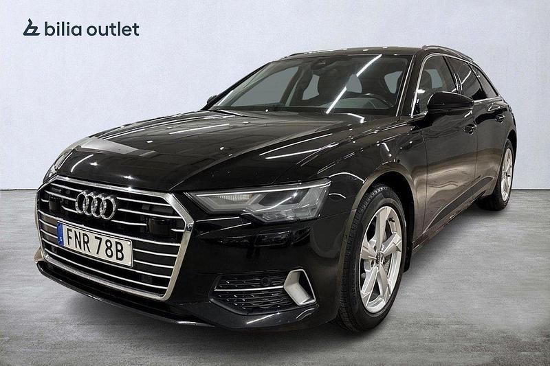 Svart Begagnad 2021 Audi A6 Sport Kombi | 294 000 kr (Marknadspris) - Bild 1/4