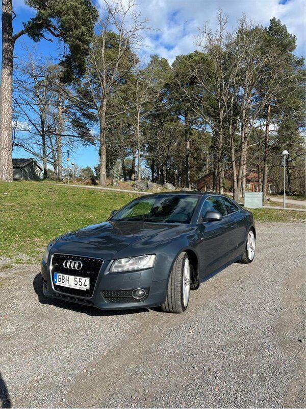 Grå Begagnad 2008 Audi A5 S-Line Sportkupé | 95 000 kr (Bra pris) - Bild 1/4