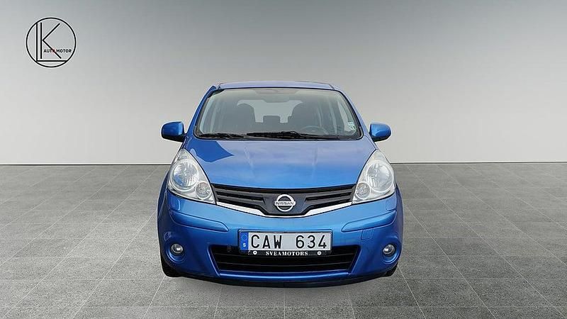 Begagnad Nissan Note 110 HK (80 kW) 2009 Blå Halvkombi