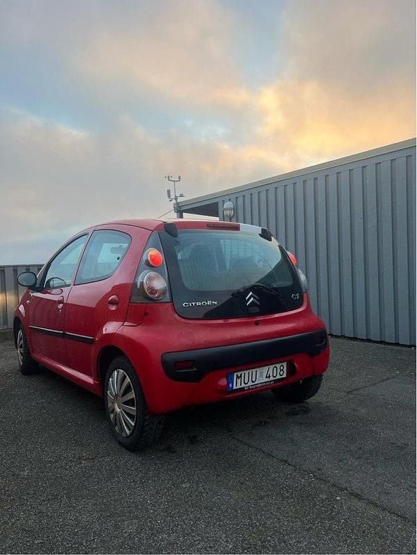 Röd Begagnad 2008 Citroën C1 Halvkombi | 24 500 kr (Marknadspris) - Bild 1/4