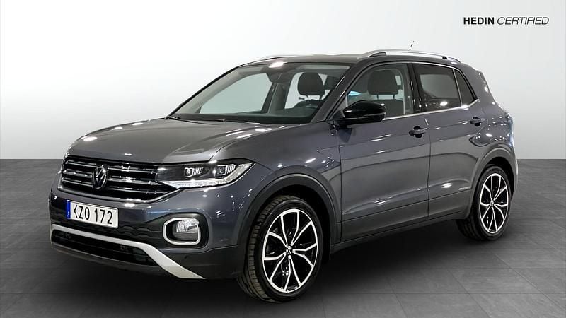 Grå Begagnad 2023 VW T-Cross SUV | 239 900 kr (Marknadspris) - Bild 1/4