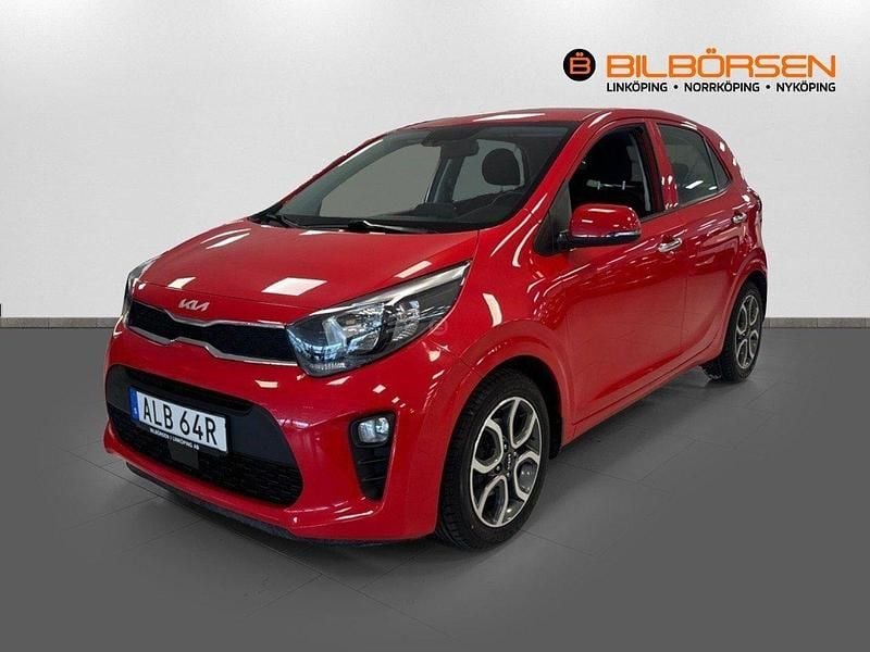 Röd Begagnad 2022 Kia Picanto 4 Halvkombi | 129 900 kr (Marknadspris) - Bild 1/4