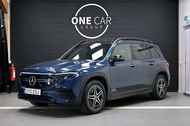 Blå Begagnad 2023 Mercedes EQB350 AMG SUV | 448 900 kr - Bild 1/4