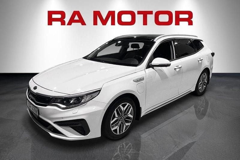 Vit Begagnad 2018 Kia Optima Advance Kombi | 169 900 kr (Marknadspris) - Bild 1/4