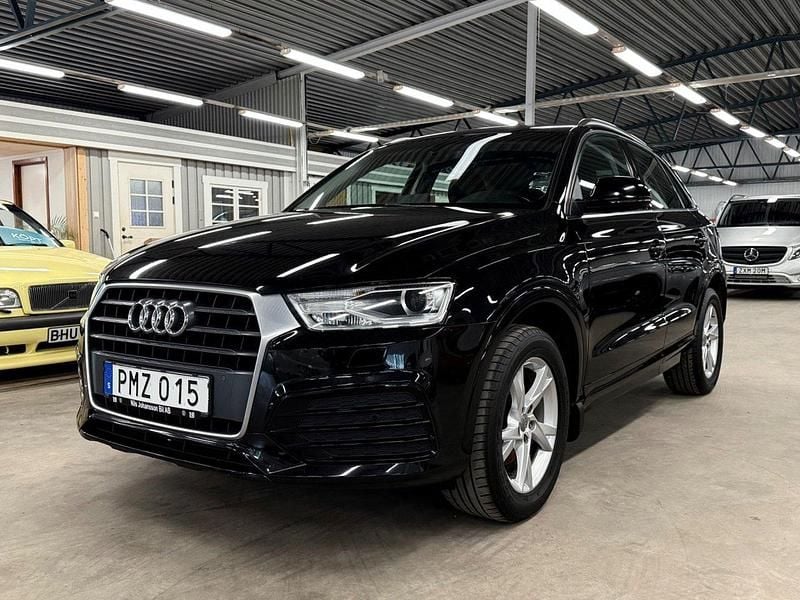 Svart Begagnad 2018 Audi Q3 SUV | 169 900 kr - Bild 1/4
