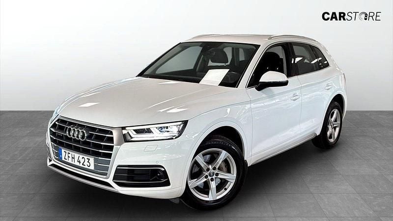 Vit (white) Begagnad 2018 Audi Q5 SUV | 279 900 kr (Marknadspris) - Bild 1/4