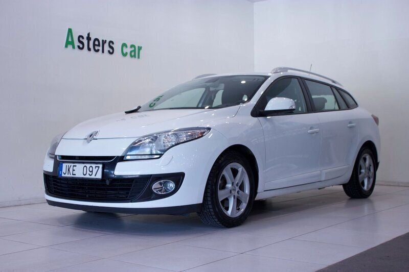 Vit Begagnad 2012 Renault Mégane GrandTour Kombi | 39 900 kr (Marknadspris) - Bild 1/2