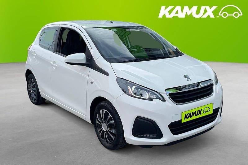 Vit Begagnad 2018 Peugeot 108 Active Halvkombi | 79 900 kr (Marknadspris) - Bild 1/4