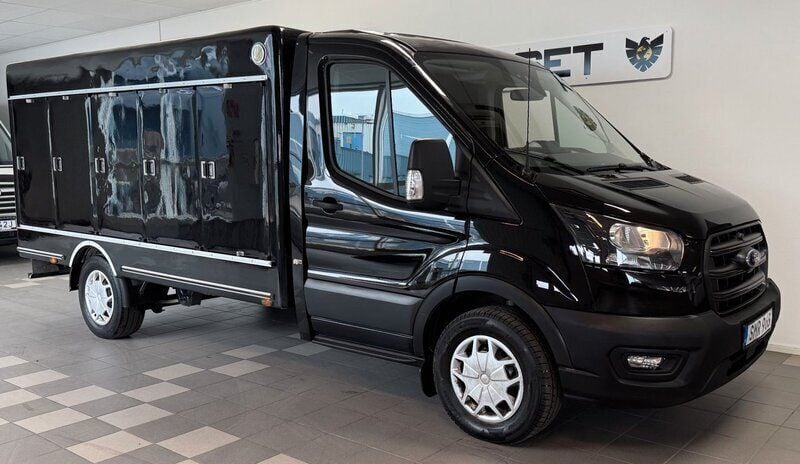 Svart Begagnad 2022 Ford Transit Van | 269 900 kr (Superpris) - Bild 1/4