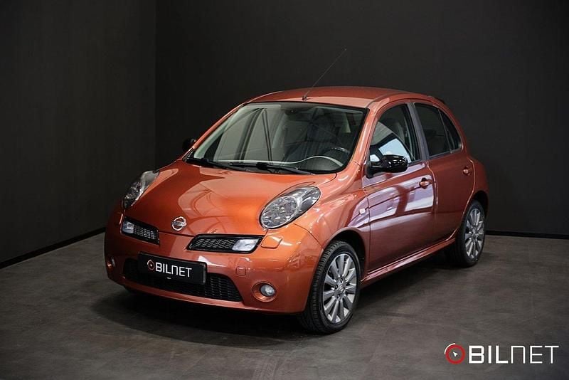 Orange Begagnad 2008 Nissan Micra Halvkombi | 89 900 kr - Bild 1/3