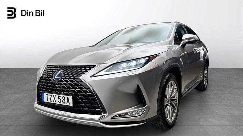 Ljusgrå Begagnad 2020 Lexus RX450h SUV | 459 900 kr - Bild 1/4