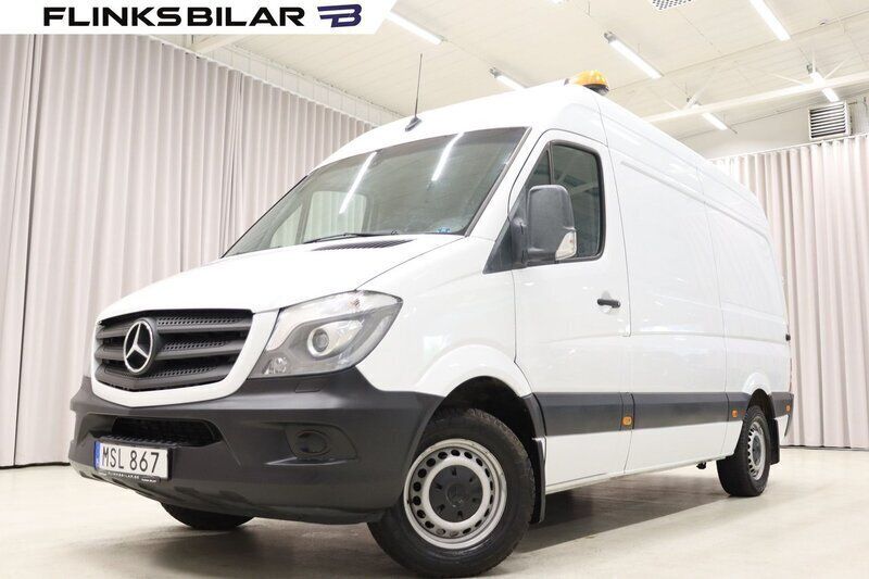 Vit Begagnad 2019 Mercedes Sprinter Van | 249 900 kr (Superpris) - Bild 1/4