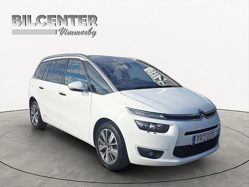 Vit Begagnad 2015 Citroën Grand C4 Picasso Minibuss | 89 500 kr (Bra pris) - Bild 1/4
