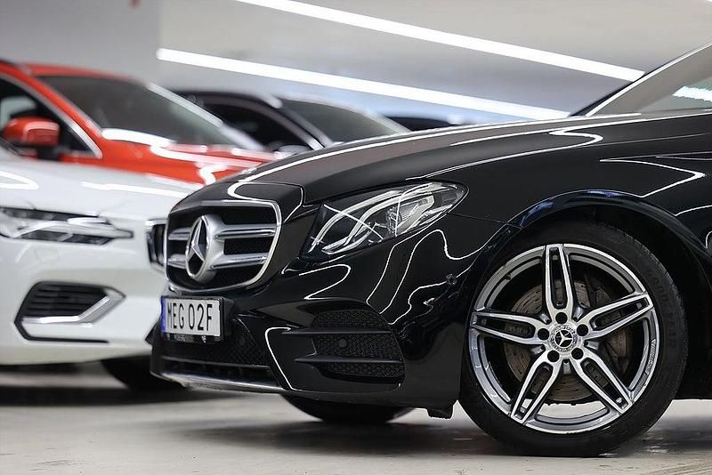 Begagnad Mercedes E200 AMG 160 HK (117 kW) 2019 Svart Sedan