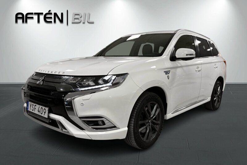 Vit Begagnad 2018 Mitsubishi Outlander P-HEV Edition SUV | 214 800 kr (Bra pris) - Bild 1/3