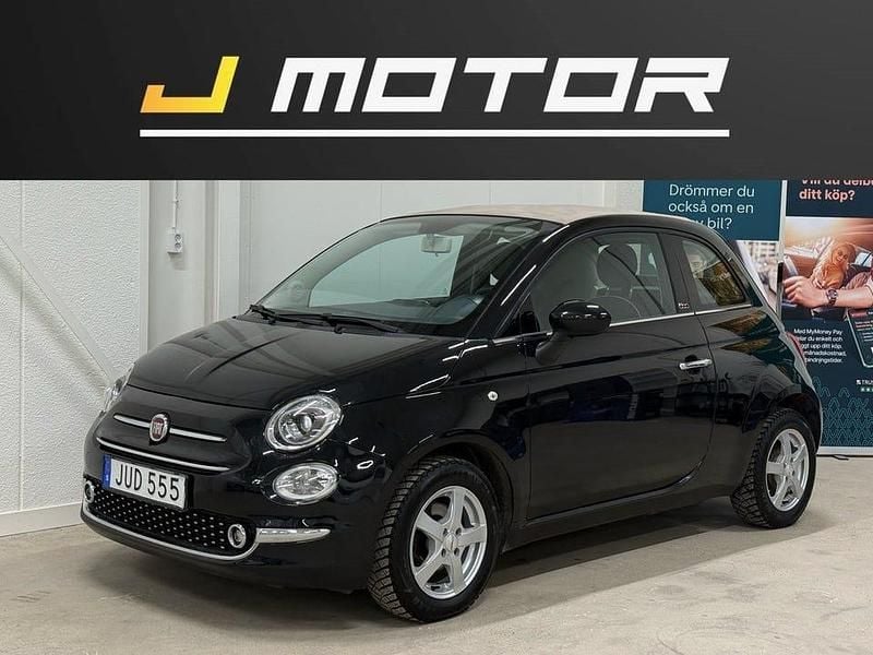 Svart Begagnad 2016 Fiat 500C Lounge Cab | 79 900 kr (Marknadspris) - Bild 1/4