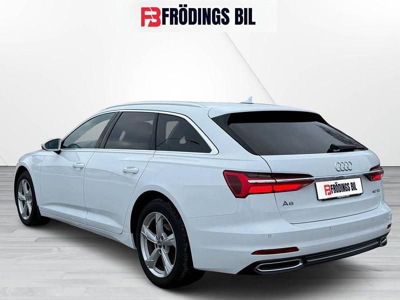 Begagnad Audi A6 Sport 204 HK (150 kW) 2018 Vit Kombi