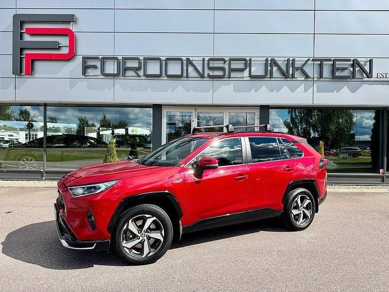 Röd Begagnad 2021 Toyota RAV4 Hybrid Edition SUV | 409 000 kr (Marknadspris) - Bild 1/4