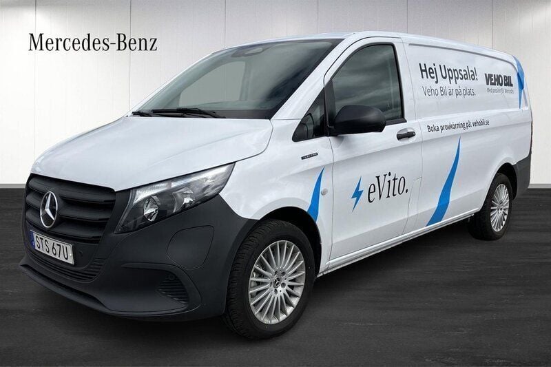 Vit Begagnad 2025 Mercedes e-Vito Van | 648 750 kr - Bild 1/4